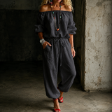 Wearbella – Off-Shoulder Jumpsuit That Skips The Styling