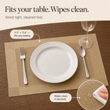 Wovella – Woven Vinyl Placemats, Set Of 4