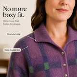 Collarhold – Oversized Cardigan With A Collar That Holds Its Shape