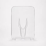 Belavera – Clear Acrylic Frame Vase for Flowers, Modern Picture