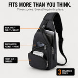 Slynx – Crossbody Sling Bag with USB Charging Port