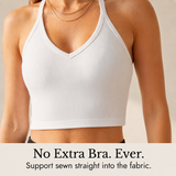 Lunella – Women's Ribbed V-Neck Tank