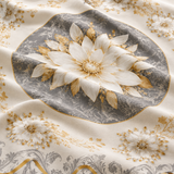Florenza – Embossed Floral Waterproof Tablecloth for Round & Rectangular Tables