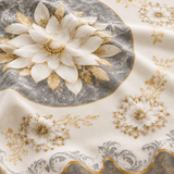 Florenza – Embossed Floral Waterproof Tablecloth for Round & Rectangular Tables