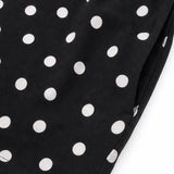 Soléa – Polka Dot Blouse and Shorts Set, Soft Drape, Summer Two Piece
