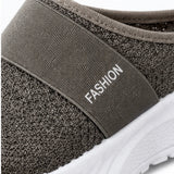 Stride & Soft – Women's Slip On Platform Mesh Sneakers, Breathable Non-Slip Mules