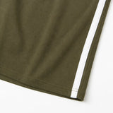 Wearbella – Drawstring Two Piece Skirt Set with Side Stripe and Pockets