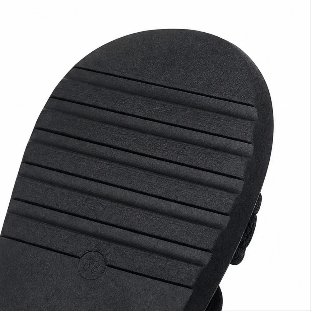 Breezely – Breathable Mesh Slide Sandals for Wide Feet, Open Toe Comfort