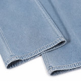 Ellora – Wide leg denim jumpsuit with button front and pockets