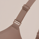 Seamvera - Women's Seamless Deep V Push-Up Wireless Bra