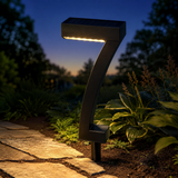 Lunavia – Sculptural 7-Shape Solar Pathway Lights, Warm 2700K Glow, IP65 Waterproof