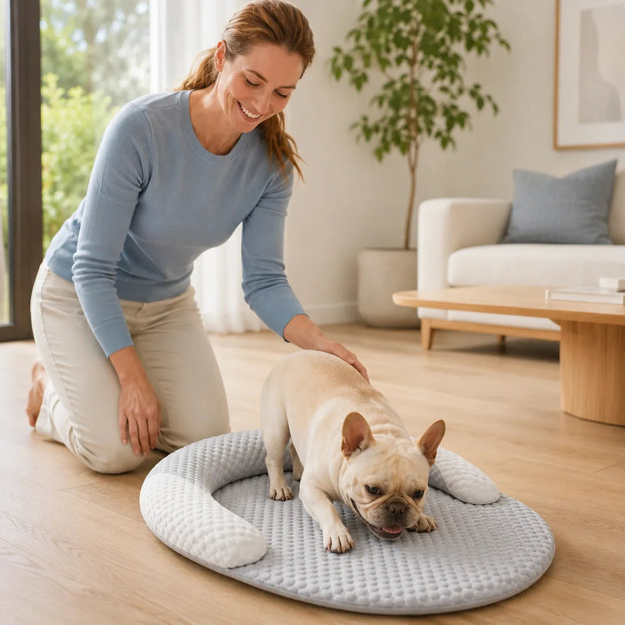Pawloom – Cooling Pet Bed with 3D Breathable Surface, No Electricity Needed