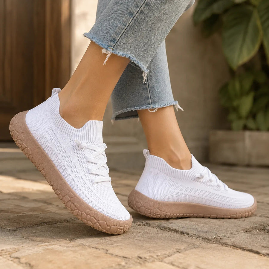 Softstride – Women's Knit Slip-On Sneakers with Cushioned Chunky Sole