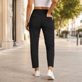 Wearlyn – High-Waist Stretch Ankle Pants with Deep Pockets