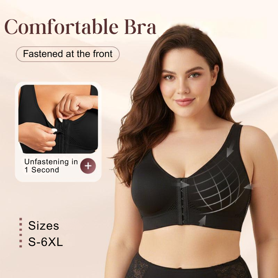 Veluna - Women's Wireless Front Closure Bra