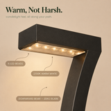 Lunavia – Sculptural 7-Shape Solar Pathway Lights, Warm 2700K Glow, IP65 Waterproof