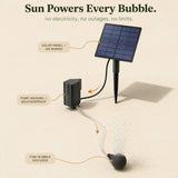 Solvio – Solar Pond Aerator with Fine Bubble Air Stone