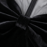 Velara – Dramatic Bow Midi Dress