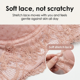 Florelle – Women's Lace Push-Up Bra with Side Smoothing Wings