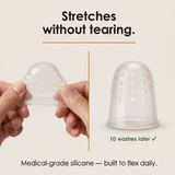 Feeluxe – Breathable Silicone Toe Caps for All Day Comfort (10 Pieces)