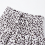 Florelle – High-Waist Floral Ruffle Skort