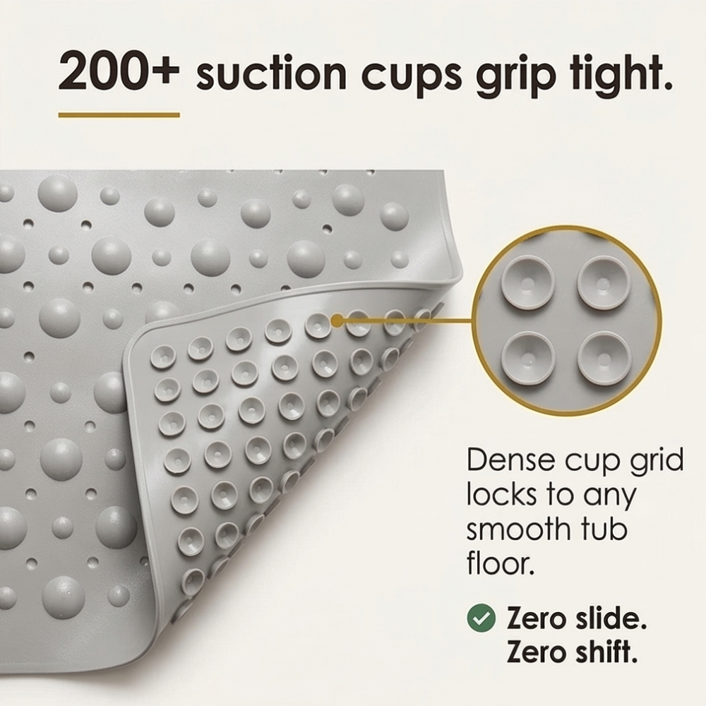 Steddi – Full Length Suction Grip Bath Mat