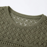Lunavia – Women's Breezy Open-Weave Knit Top