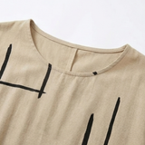 Linara – Women's Abstract Print Summer Shift Dress