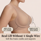 Airella – Women's Wireless Deep V Supportive Bra