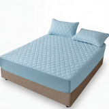 Slumbelle – Waterproof Quilted Mattress Cover & Pillowcase Set