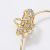 Ornata – Sparkling Butterfly Ear Cuff with Tassels