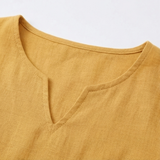 Solenne – Relaxed V-Neck Midi Dress