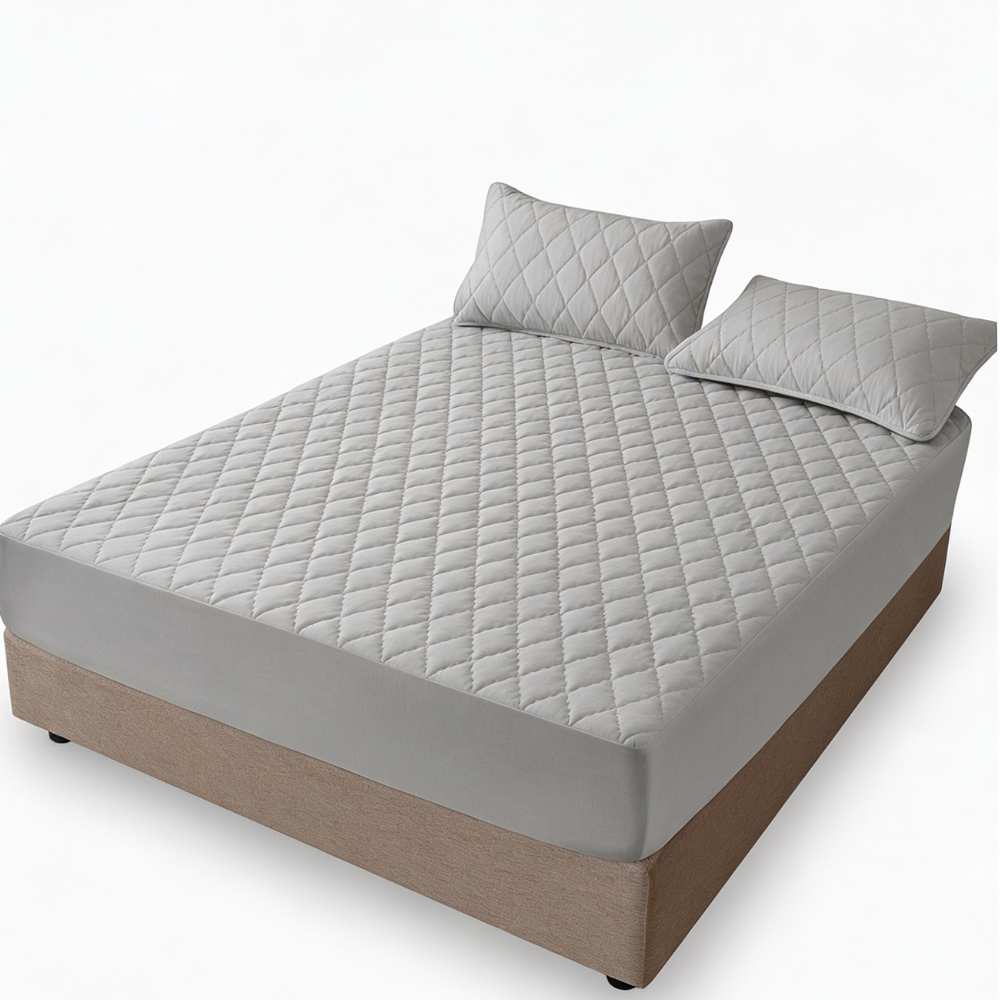 Slumbelle – Waterproof Quilted Mattress Cover & Pillowcase Set