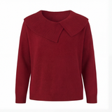 Collara – Asymmetric Collar Knit Sweater