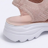 Caluna – Cushioned Slip-On Platform Sandals
