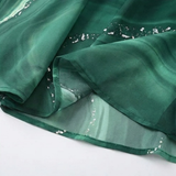 Osyla – Women's Flowing Marbled Midi Dress