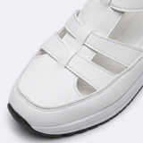 Veluna – Caged Wedge Sandals with Hidden Platform