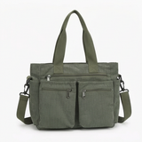 Clovera – Multi Pocket Corduroy Shoulder Bag