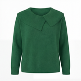 Collara – Asymmetric Collar Knit Sweater