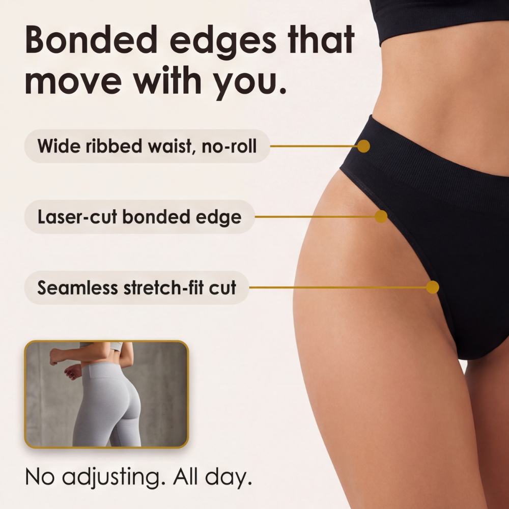Veluna – Seamless Cotton Sport Thong (8 Pack)