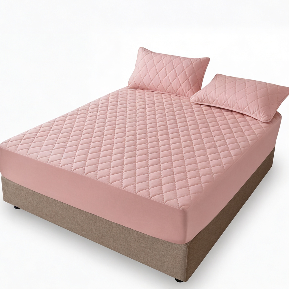 Slumbelle – Waterproof Quilted Mattress Cover & Pillowcase Set