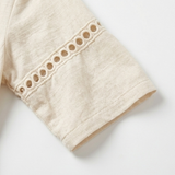Solmera – Crochet Trim Midi Dress