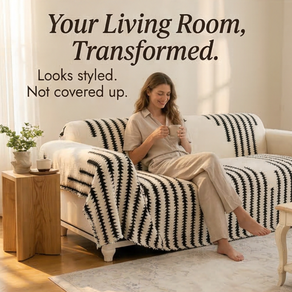 Velura - Non-Slip Plush Couch Cover