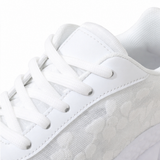 Stelline – Star Mesh Platform Sneakers for Women, Breathable White Lace