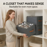 Stowview – Foldable Clear Lid Shoe Organizer