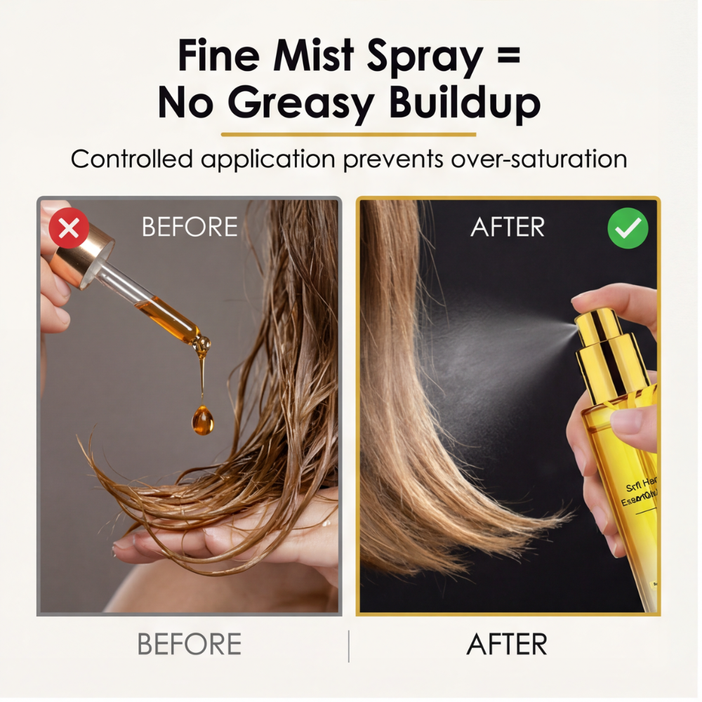 Silkaire – Lightweight Hair Oil Spray for Soft, Shiny Hair