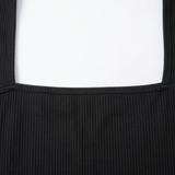 Snatella – Snatched Square Neck Bodysuit for Everyday Layering