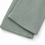Linelle – Women's Crinkle Wide-Leg Cropped Pants with Pockets