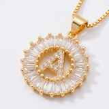 Luneria – Two-Piece Initial Pendant Necklace Set