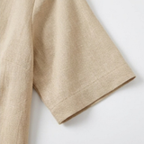 Lunara – Women's Asymmetric Linen Co-Ord Set